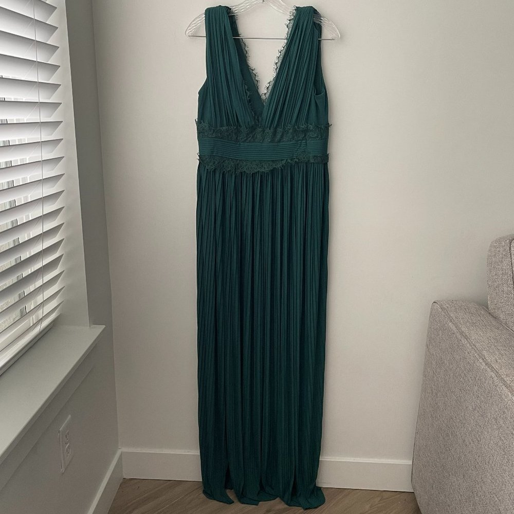 ASOS Maternity Teal Green Maxi Dress